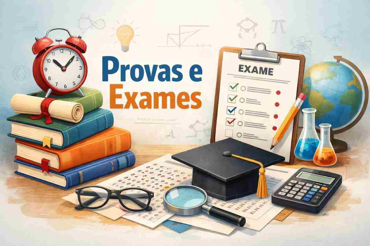 provas e exames